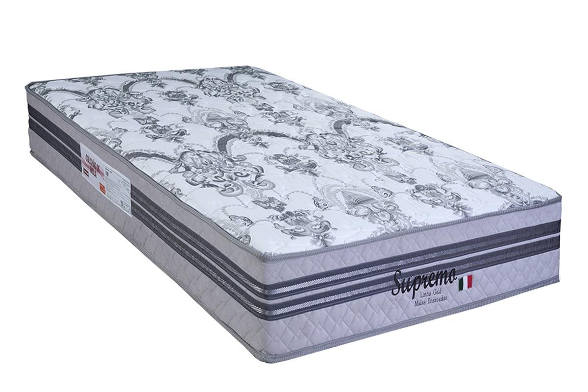 Colchão Molas Ensacadas Paropas SupremoSolteiro - 88x188x25 Colchão Molas Ensacadas Paropas SupremoSolteiro - 88x188x25