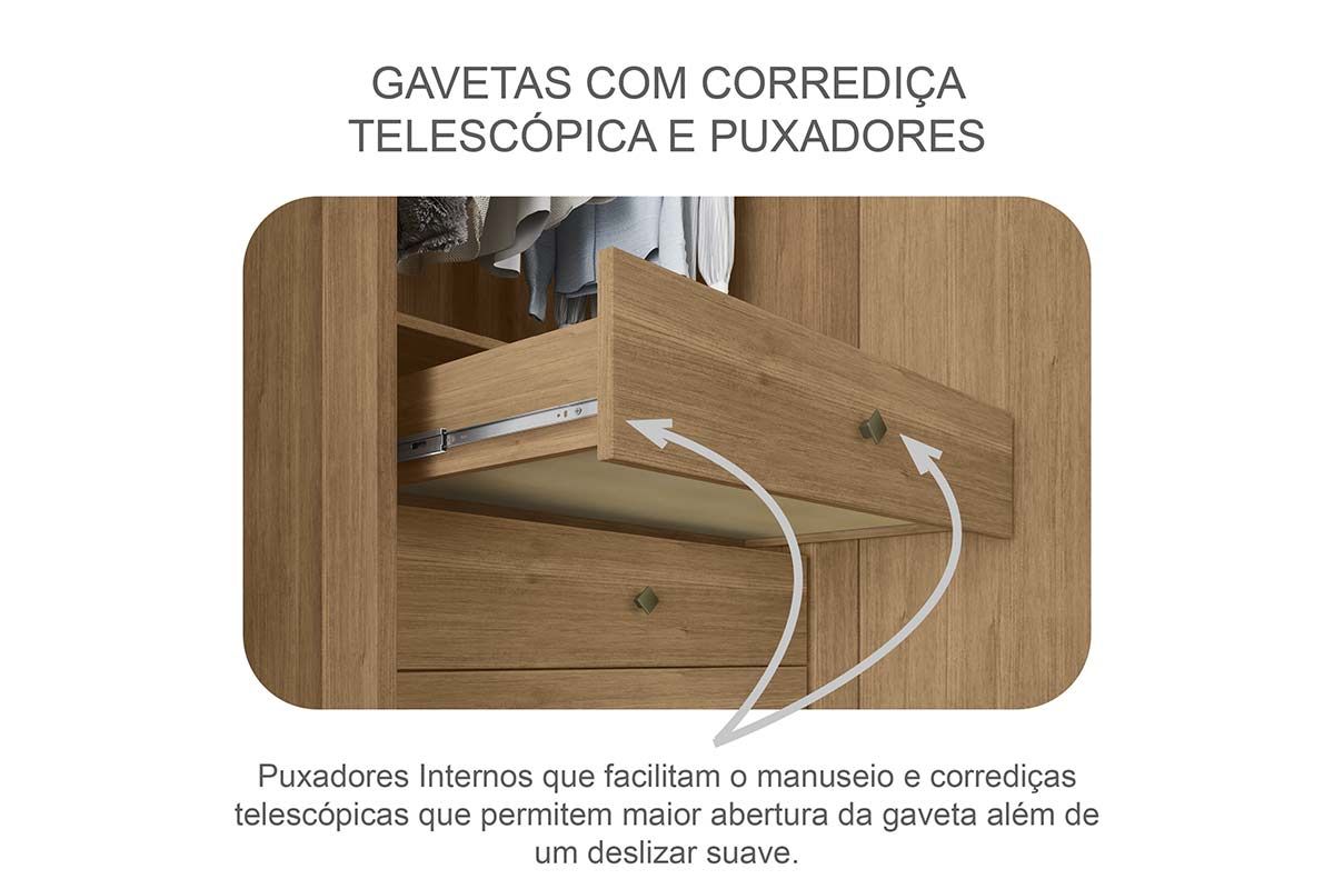 Guarda Roupa Casal 2 Portas e 4 Gavetas Belmonte/Brusque N. Horizonte Guarda Roupa Casal 2 Portas e 4 Gavetas Belmonte/Brusque N. Horizonte