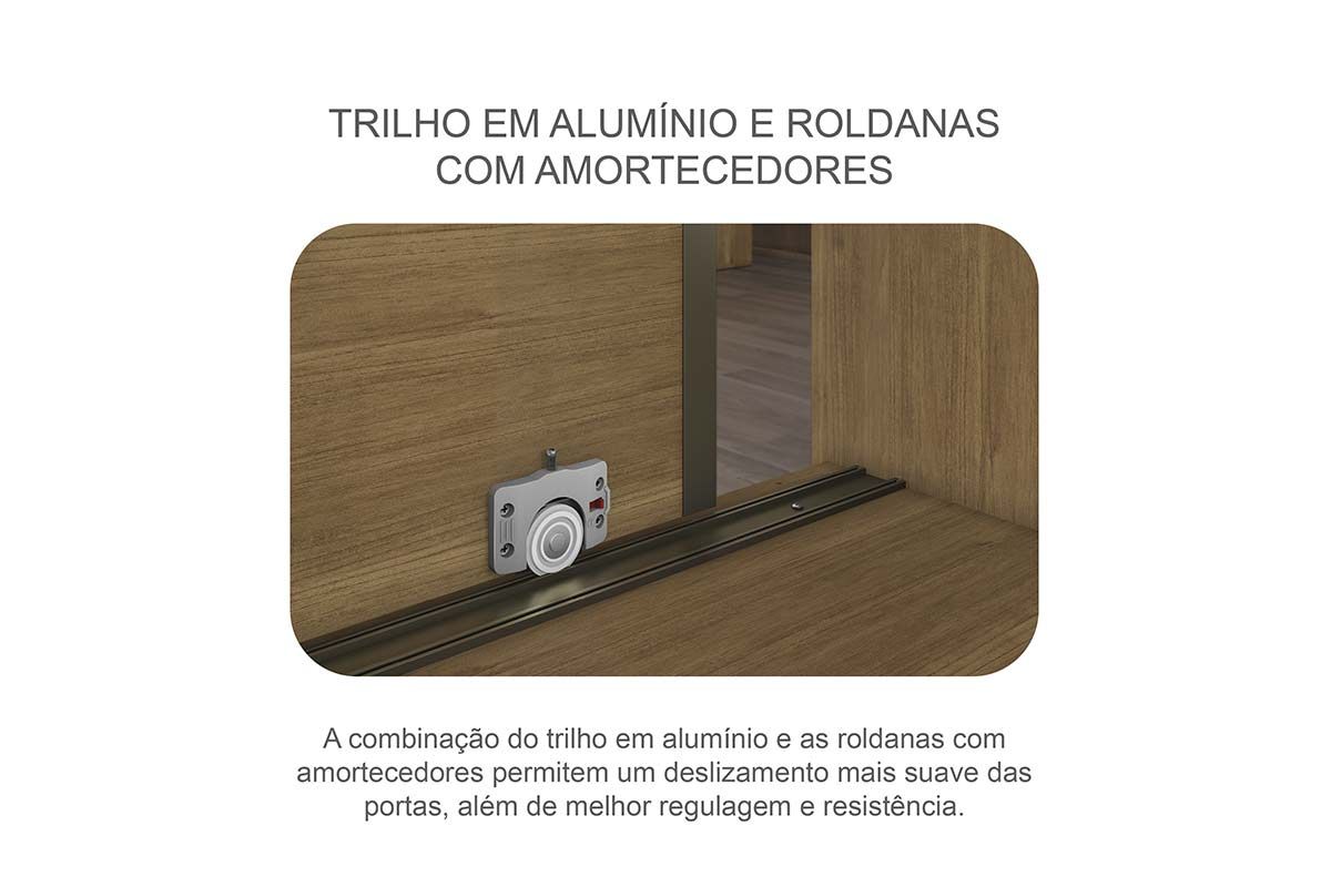 Guarda Roupa Casal 2 Portas de Correr (1 c/Espelho) e 8 Gavetas Sienna/Versatto N. Horizonte Guarda Roupa Casal 2 Portas de Correr (1 c/Espelho) e 8 Gavetas Sienna/Versatto N. Horizonte