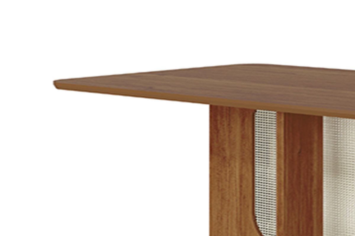Mesa Jantar Louise c/Tampo Madeirado 160x80cm Cimol