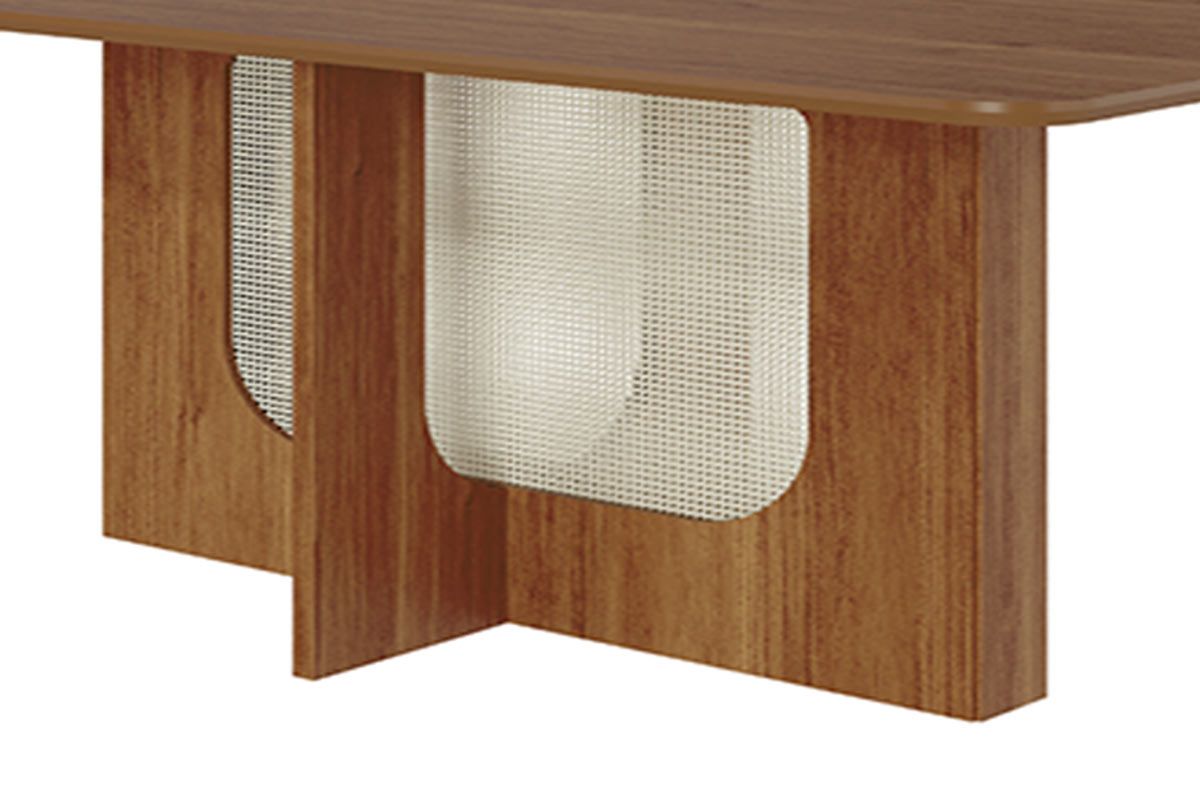 Mesa Jantar Louise c/Tampo Madeirado 160x80cm Cimol