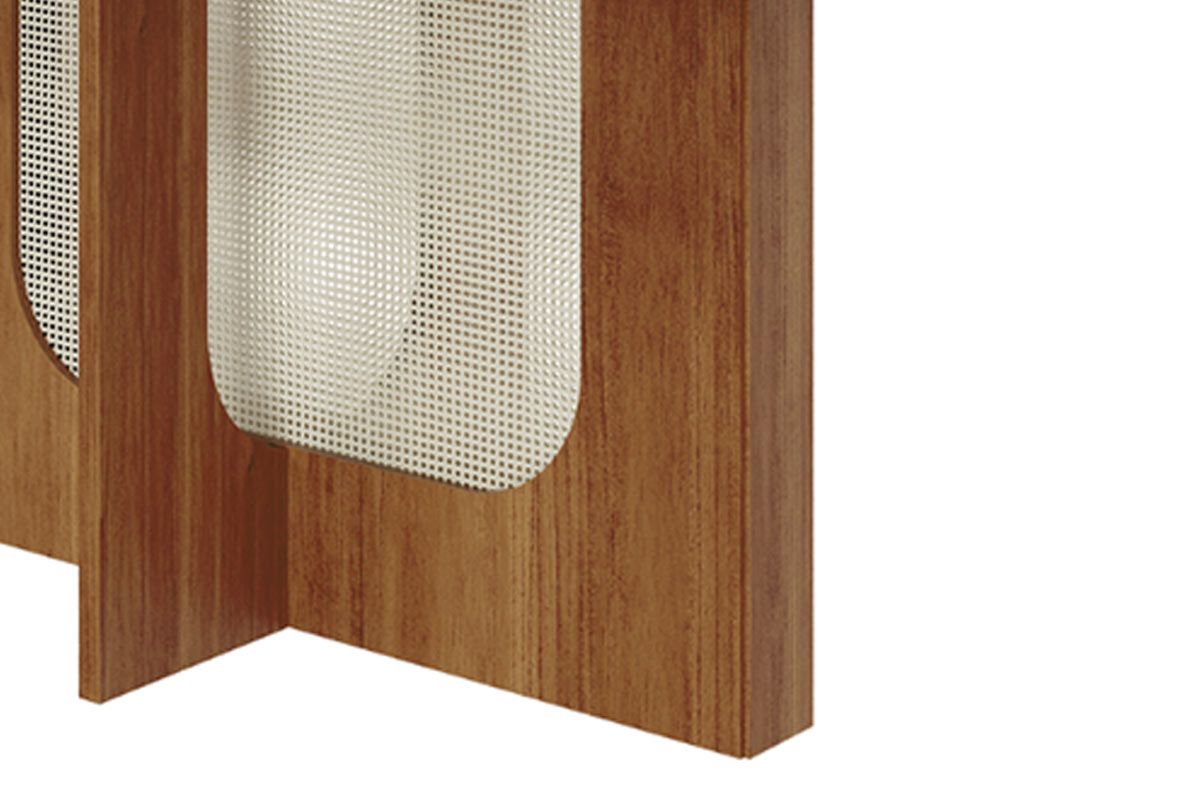 Mesa Jantar Louise c/Tampo Madeirado 180x90cm Cimol