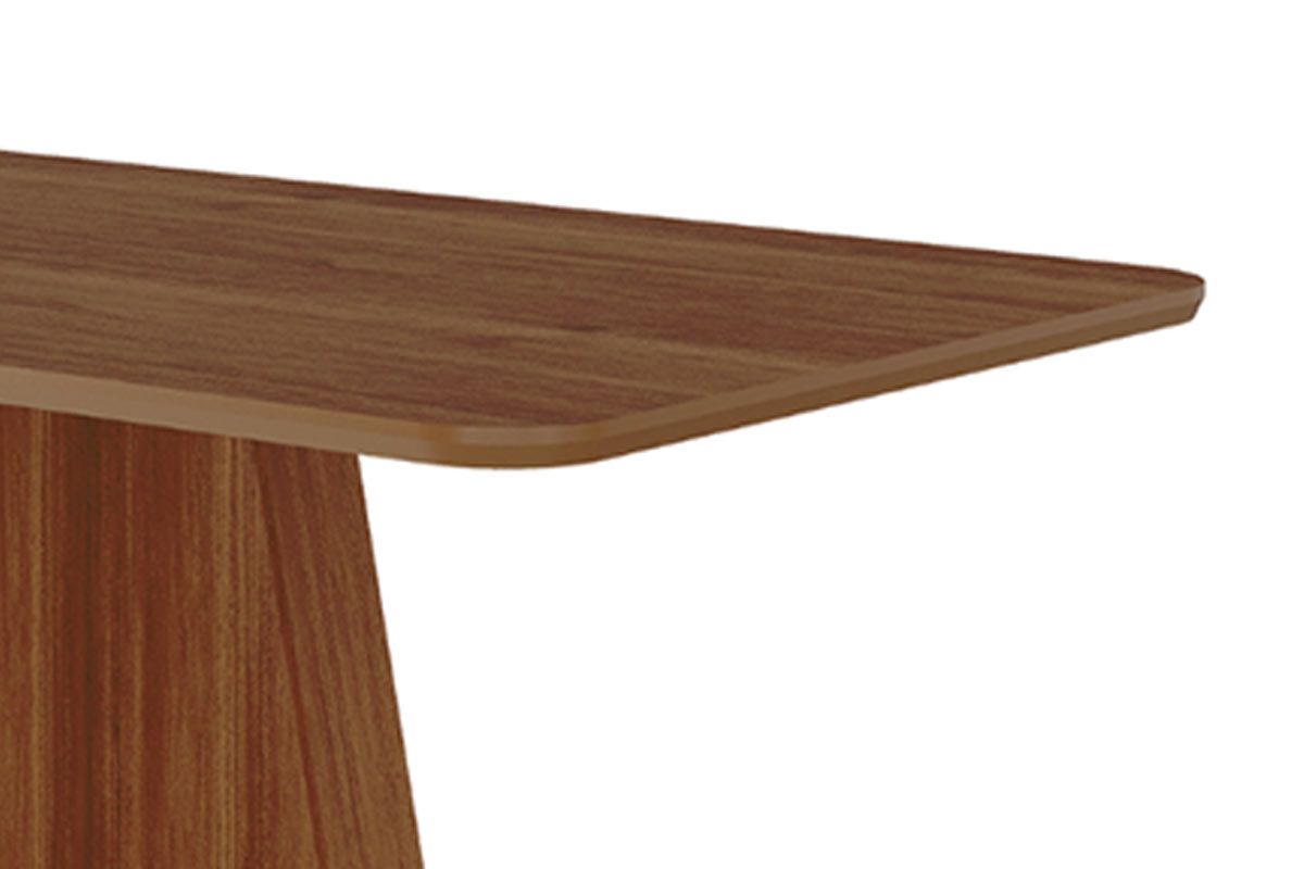 Mesa Jantar Ariela c/Tampo Madeirado 130x80cm Cimol