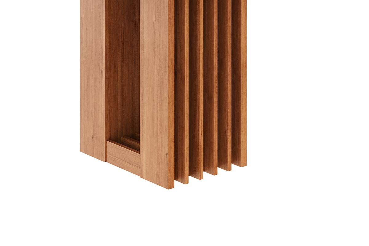 Mesa Jantar Ariela c/Tampo Madeirado Redondo c/Vidro 109x109cm Cimol