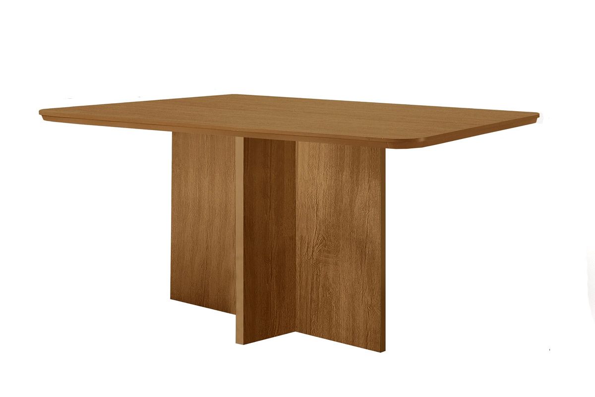 Mesa Jantar Berlim c/Tampo MDF Curvo 120cm Rufato Mesa Jantar Berlim c/Tampo MDF Curvo 120cm Rufato
