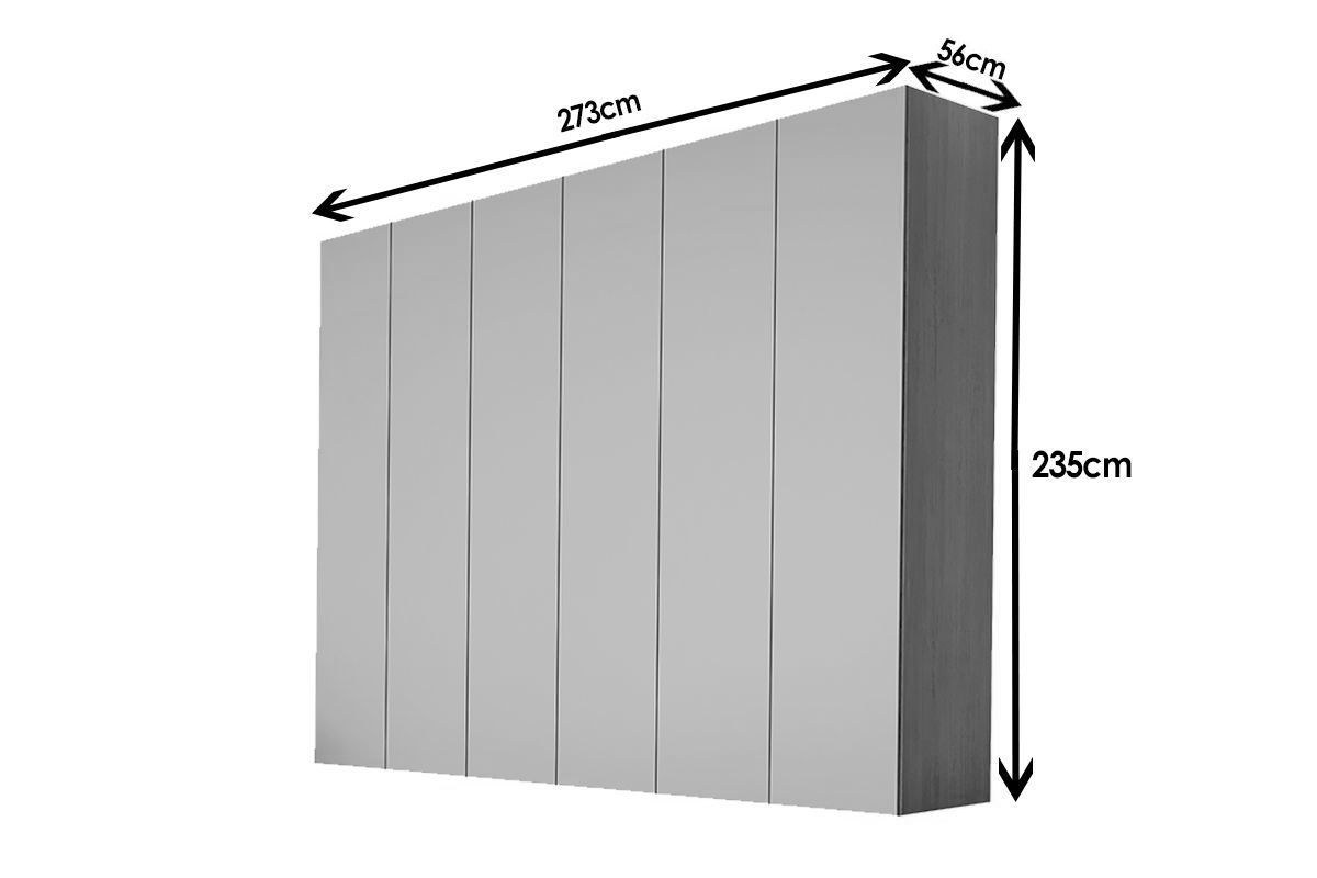 Guarda Roupa Casal 6 Portas e 6 Gavetas Horizon Rufato Guarda Roupa Casal 6 Portas e 6 Gavetas Horizon Rufato