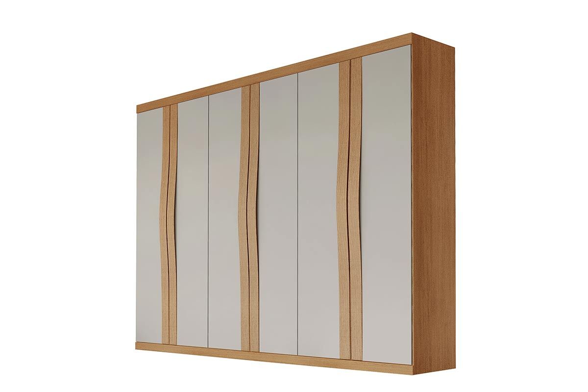 Guarda Roupa Casal 6 Portas 6Gavs Linea Rufato
