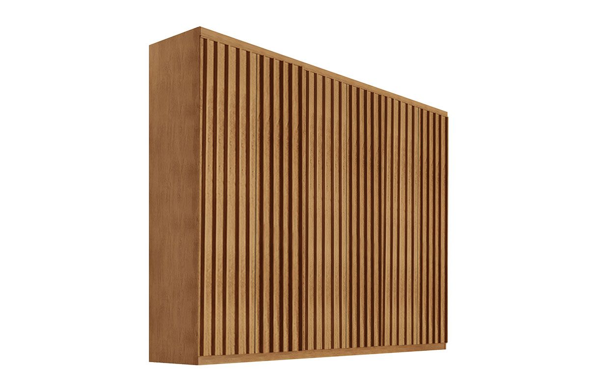 Guarda Roupa Casal 6 Portas Ripadas e 4 Gavetas Denver Premium Rufato