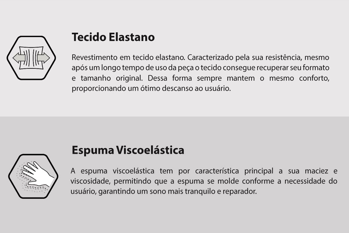 Travesseiro Viscoelástico MH7593 Cervical Nasa Herval Travesseiro Viscoelástico MH7593 Cervical Nasa Herval