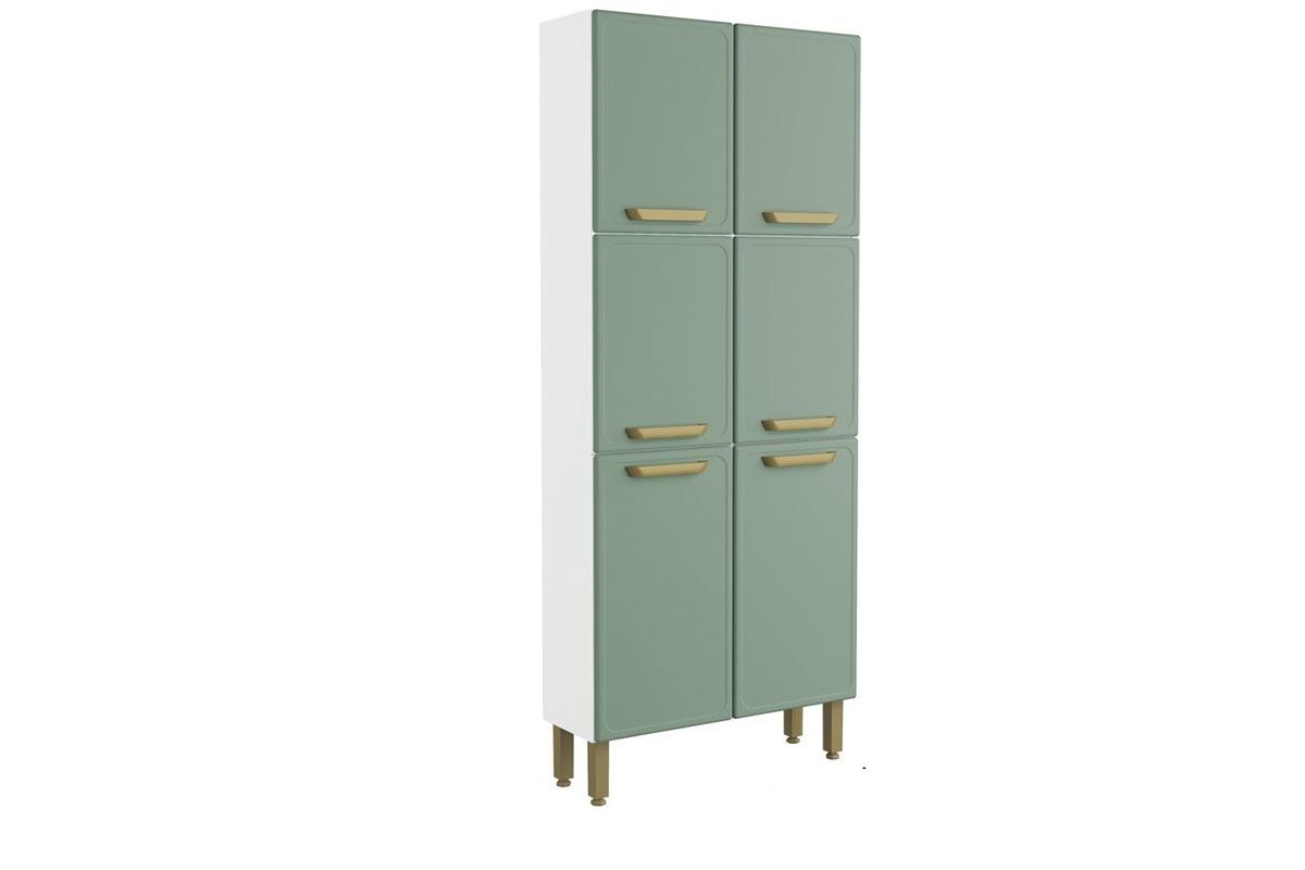 Paneleiro Cozinha Bertolini Bella c/6 Portas 80cmVerde Paneleiro Cozinha Bertolini Bella c/6 Portas 80cmVerde