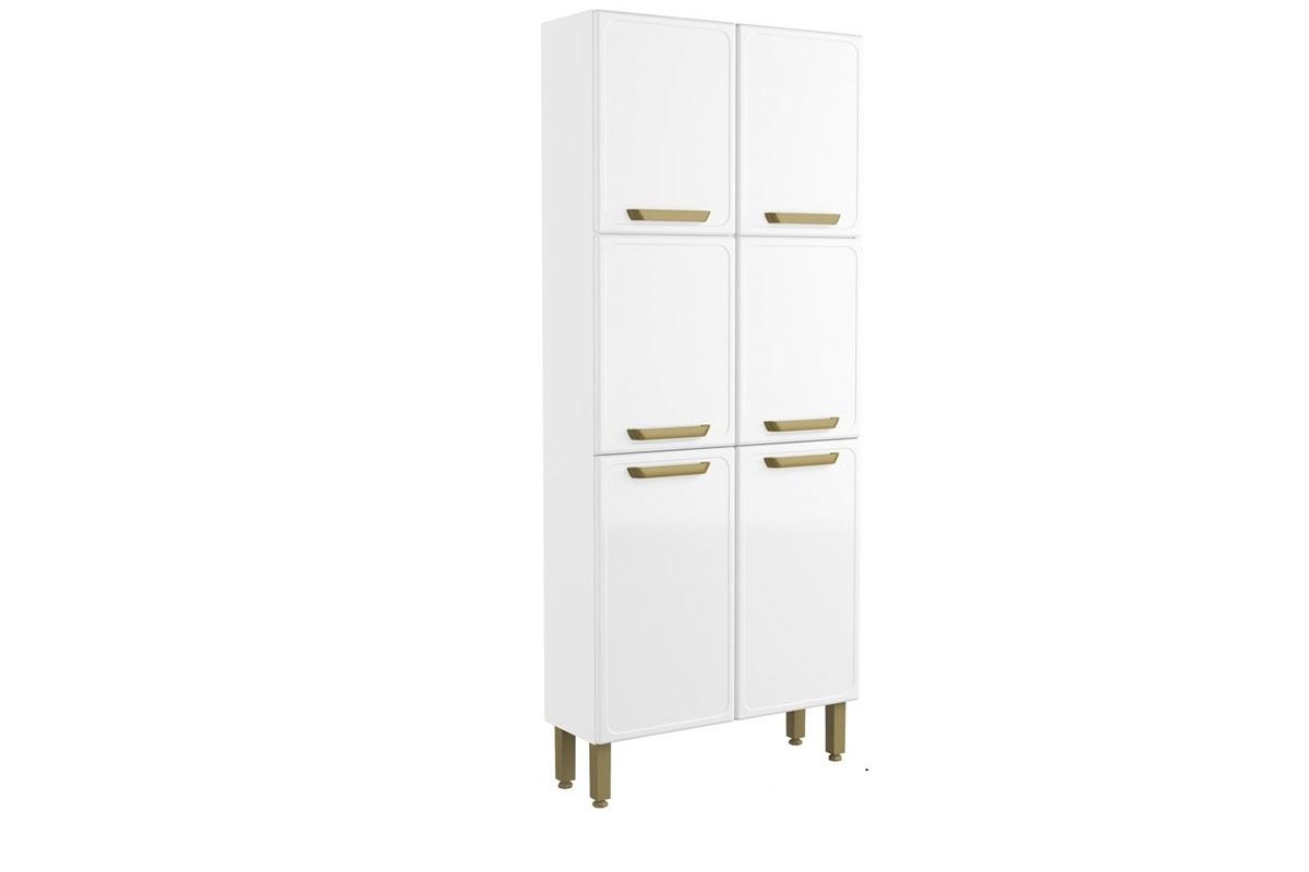 Paneleiro Cozinha Bertolini Bella c/6 Portas 80cmBranco Paneleiro Cozinha Bertolini Bella c/6 Portas 80cmBranco