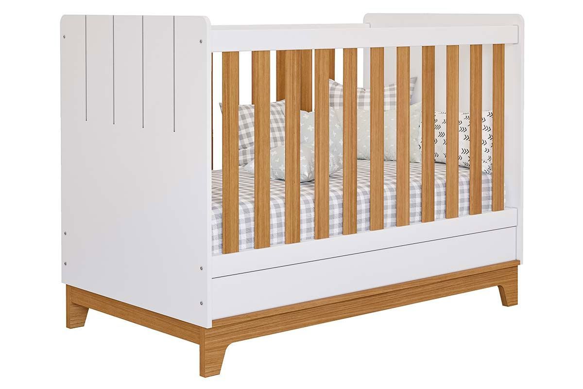 Berço Infantil Biscoito 2 em 1 Permóbili Baby