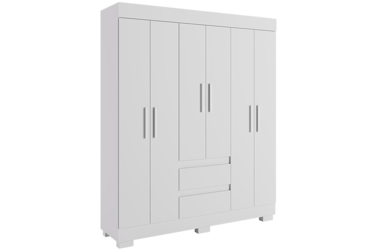 Guarda Roupa Solteiro 6 Portas e 2 Gavs Maya Plus ACP Guarda Roupa Solteiro 6 Portas e 2 Gavs Maya Plus ACP