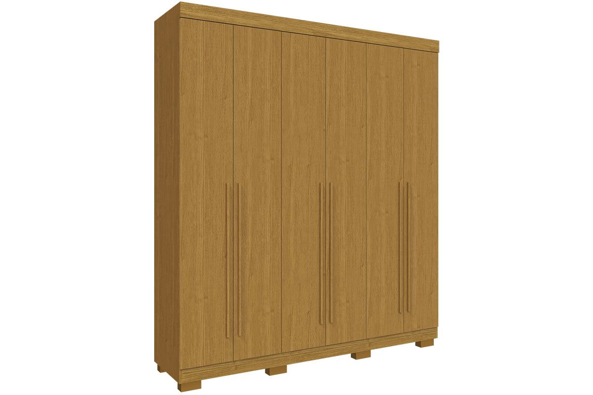 Guarda Roupa Solteiro 6 Portas e 3 Gavetas Paolla ACP