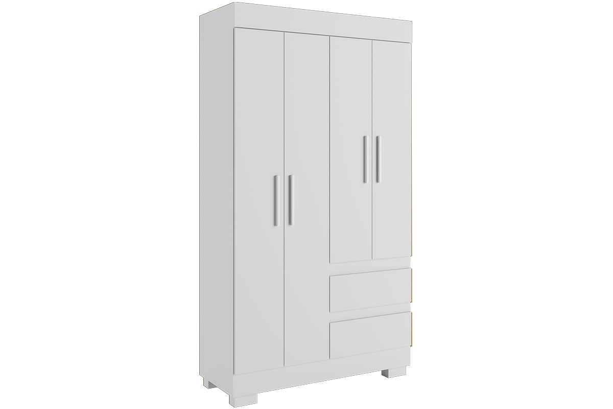 Guarda Roupa Solteiro 4 Portas e 2 Gavs Maya Plus ACP Guarda Roupa Solteiro 4 Portas e 2 Gavs Maya Plus ACP
