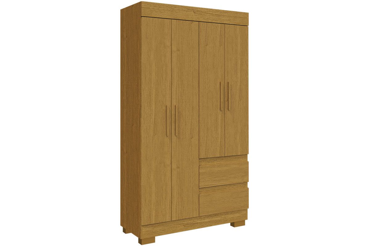 Guarda Roupa Solteiro 4 Portas e 2 Gavs Maya Plus ACP Guarda Roupa Solteiro 4 Portas e 2 Gavs Maya Plus ACP