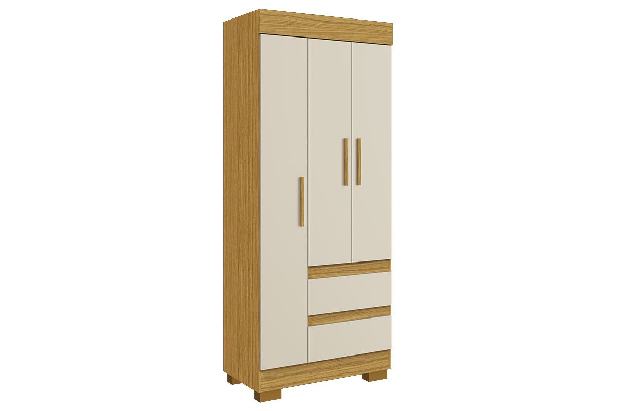 Guarda Roupa Solteiro 3 Portas e 2Gavs Maya Plus ACP Guarda Roupa Solteiro 3 Portas e 2Gavs Maya Plus ACP