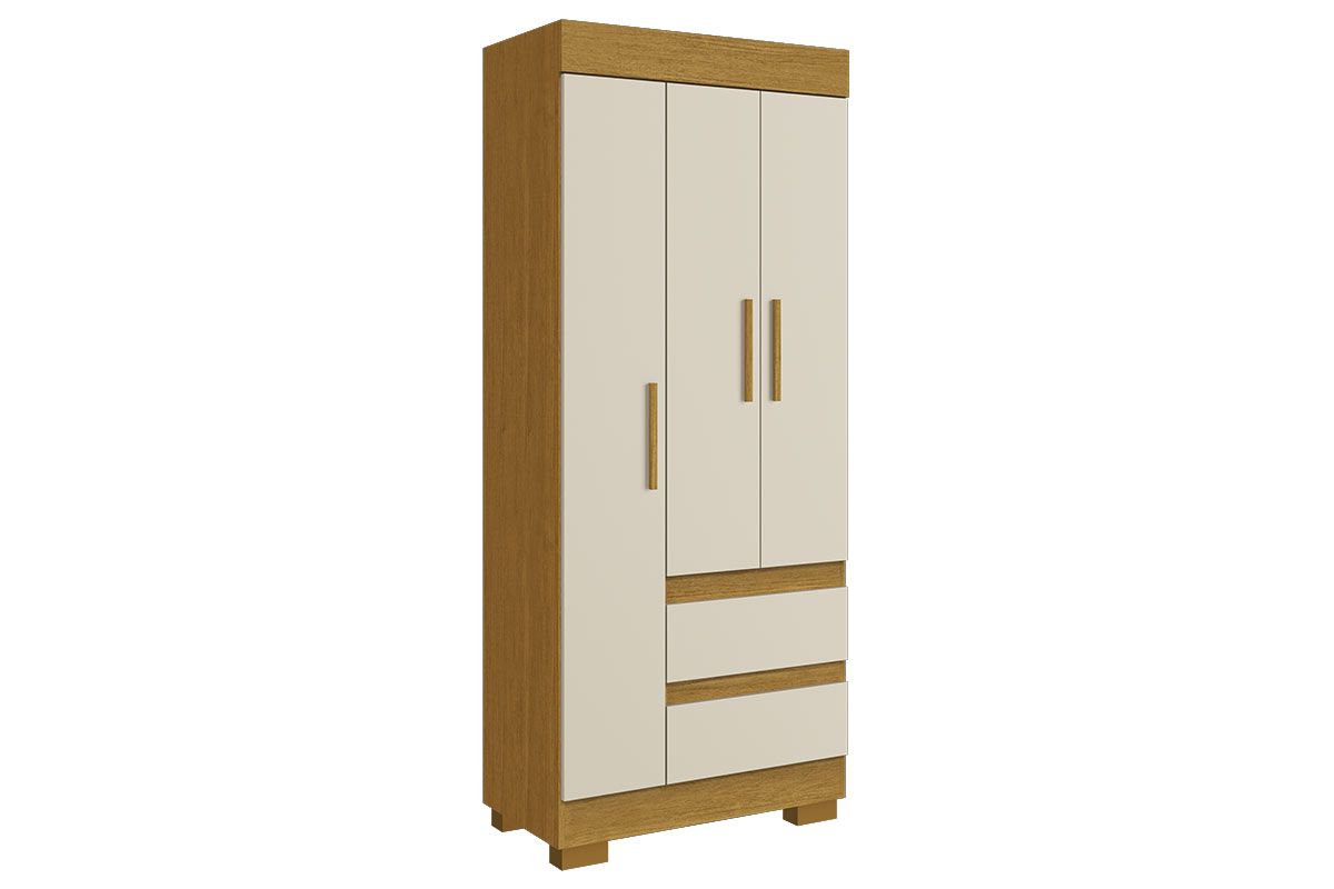 Guarda Roupa Solteiro 3 Portas e 2Gavs Maya Plus ACP Guarda Roupa Solteiro 3 Portas e 2Gavs Maya Plus ACP