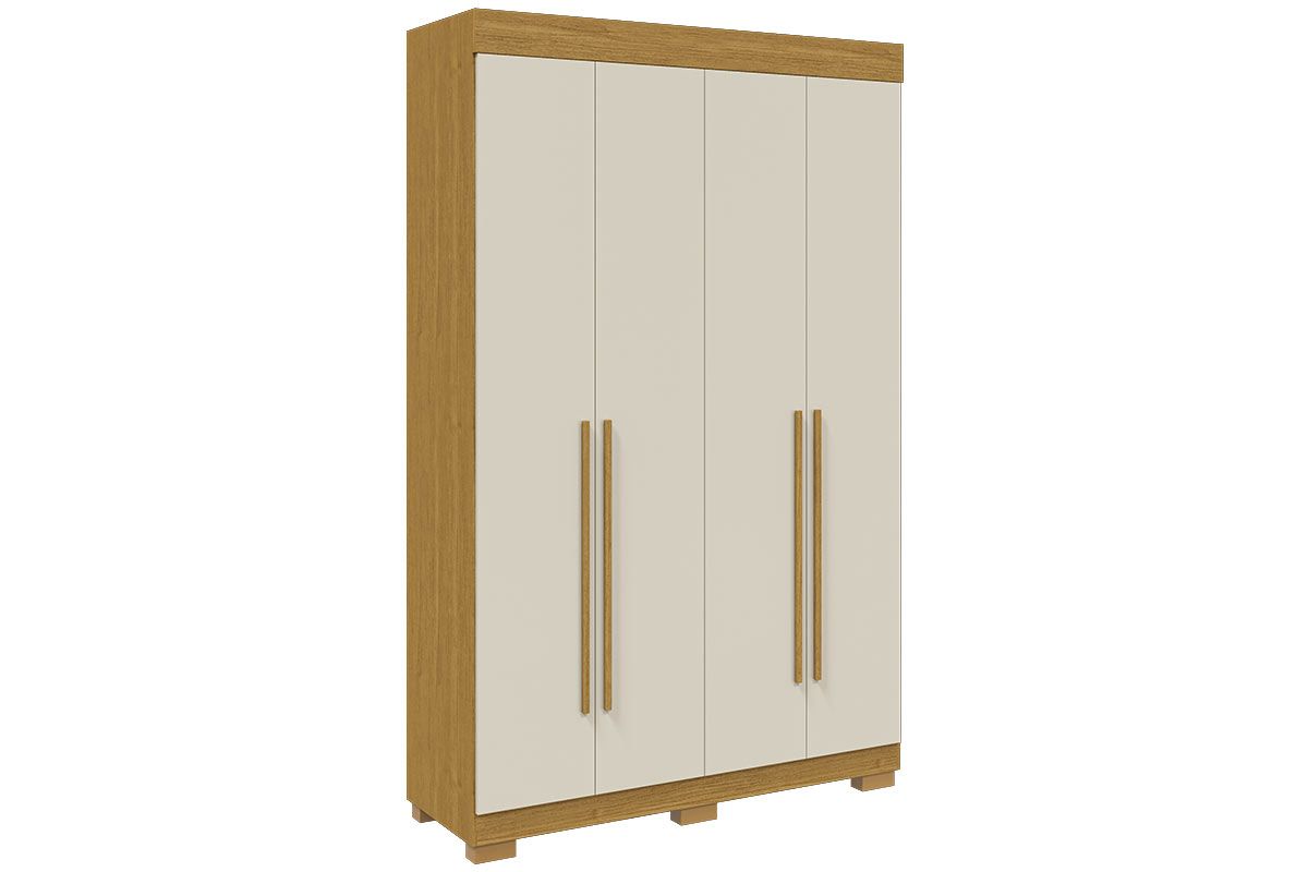 Guarda Roupa Solteiro 4 Portas e 2 Gavetas Ágata ACP Guarda Roupa Solteiro 4 Portas e 2 Gavetas Ágata ACP