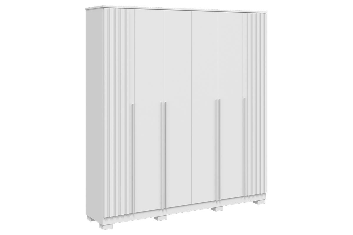 Guarda Roupa Casal 6 Portas (2 Ripadas) e 4 Gavetas Jamile ACP Guarda Roupa Casal 6 Portas (2 Ripadas) e 4 Gavetas Jamile ACP