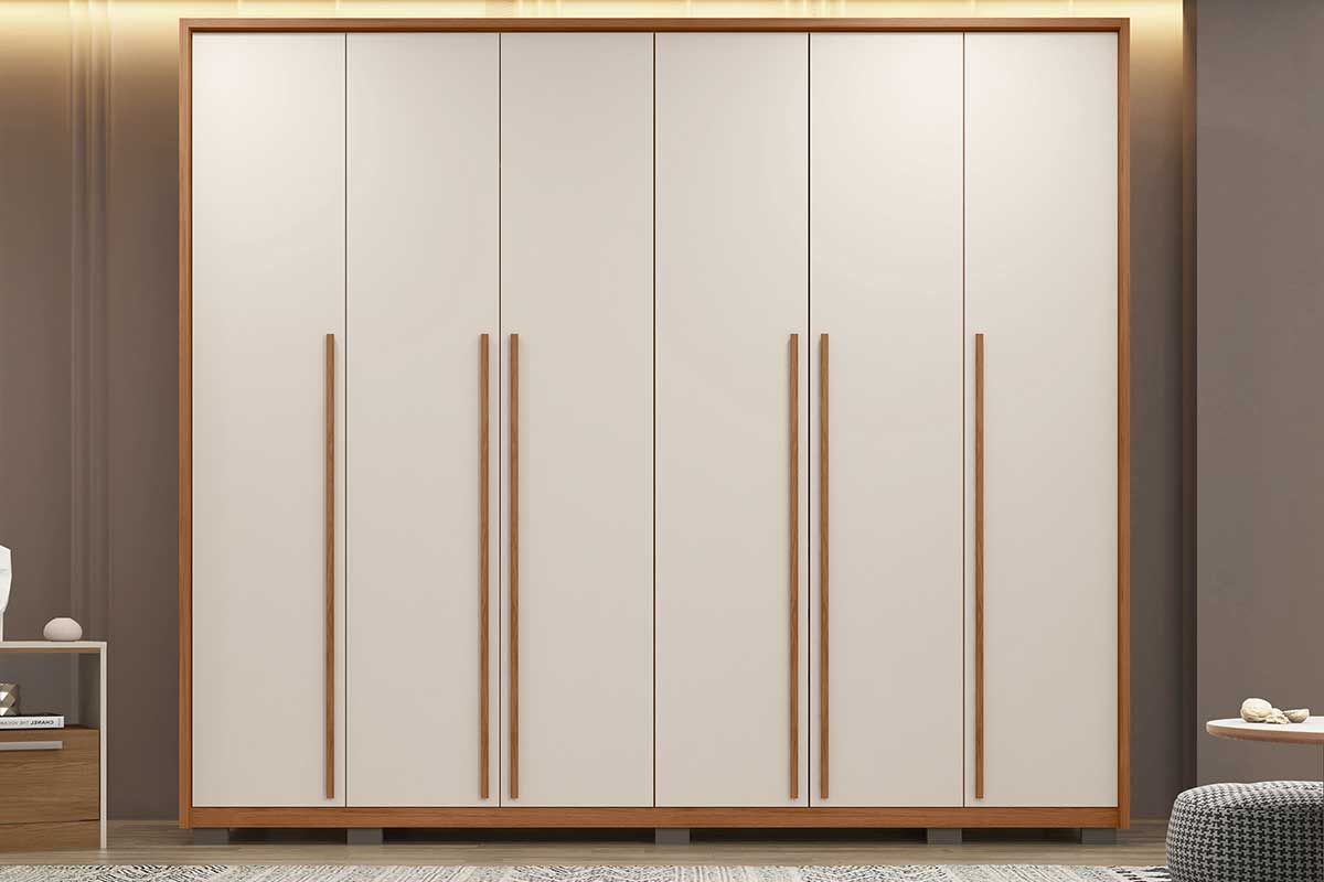Guarda Roupa Casal 6 Portas e 6 Gavetas Milanus Caemmun Guarda Roupa Casal 6 Portas e 6 Gavetas Milanus Caemmun
