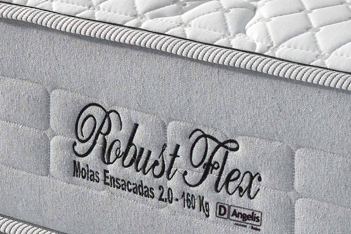 Colchão Molas Ensacadas Anjos Robust Flex