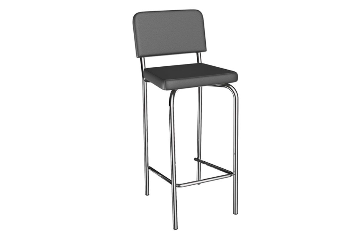 Banqueta Sala de Jantar Fiji 1B712CR Aço 1 Un Kappesberg