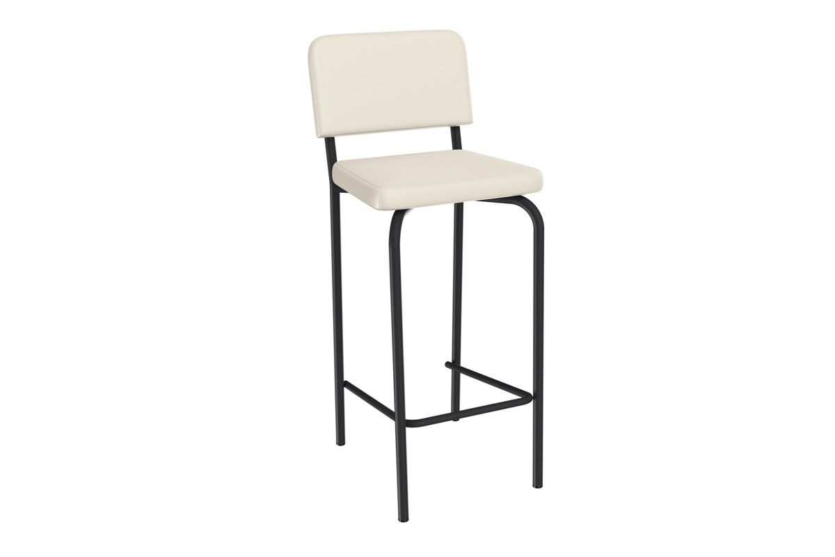 Banqueta Sala de Jantar Fiji 1B712PRF Aço 1 Un KappesbergPreto/Corano Bege Banqueta Sala de Jantar Fiji 1B712PRF Aço 1 Un KappesbergPreto/Corano Bege