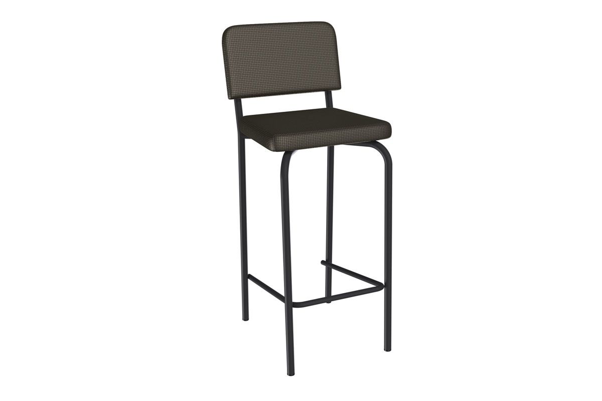Banqueta Sala de Jantar Fiji 1B712PRF Aço 1 Un KappesbergPreto/Corano Marrom Banqueta Sala de Jantar Fiji 1B712PRF Aço 1 Un KappesbergPreto/Corano Marrom