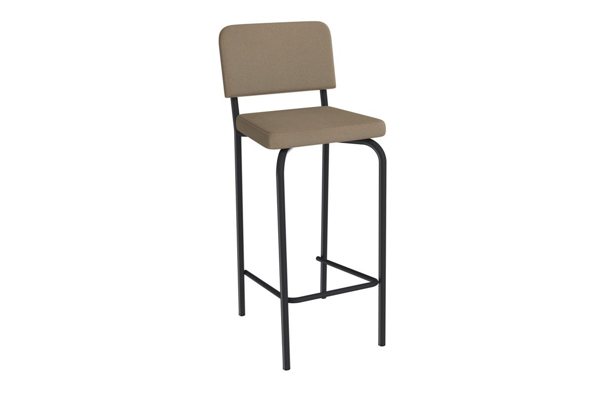Banqueta Sala de Jantar Fiji 1B712PRF Aço 1 Un KappesbergPreto/Suede Cappuccino Banqueta Sala de Jantar Fiji 1B712PRF Aço 1 Un KappesbergPreto/Suede Cappuccino