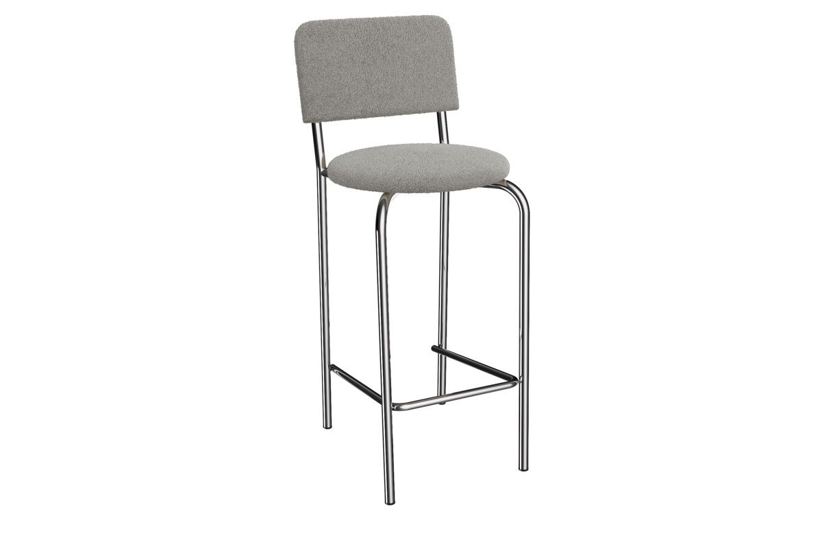 Banqueta Sala de Jantar Capri 1B715CR Aço 1 Un Kappesberg