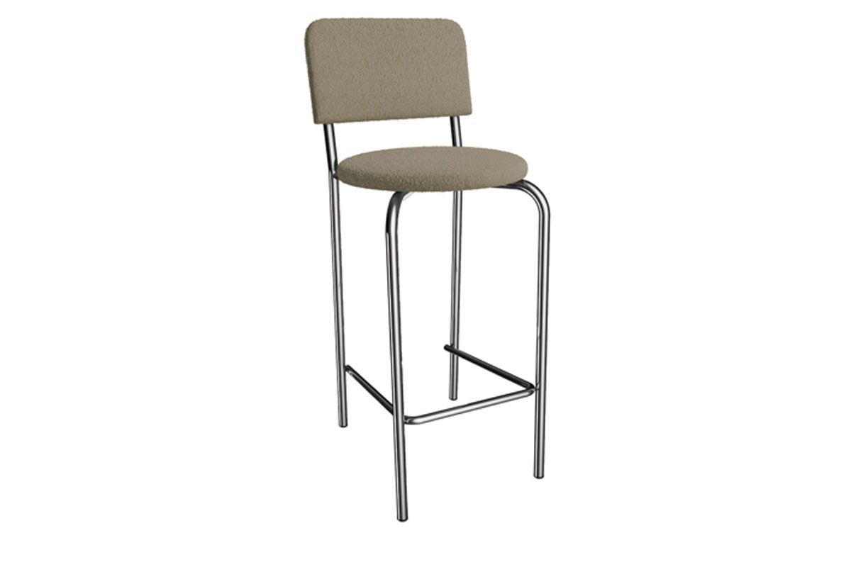 Banqueta Sala de Jantar Capri 1B715CR Aço 1 Un Kappesberg