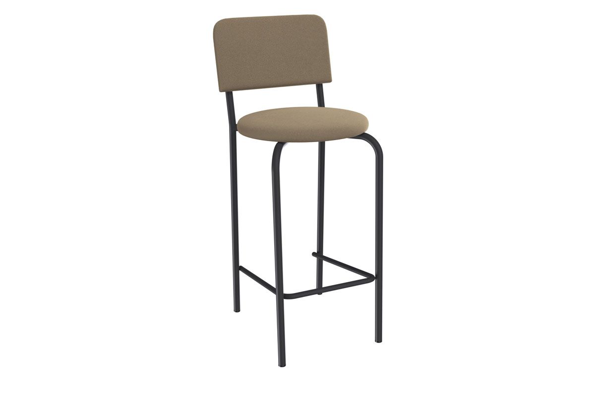 Banqueta Sala de Jantar Capri 1B715PRF Aço 1 Un KappesbergPreto/Suede Cappuccino Banqueta Sala de Jantar Capri 1B715PRF Aço 1 Un KappesbergPreto/Suede Cappuccino