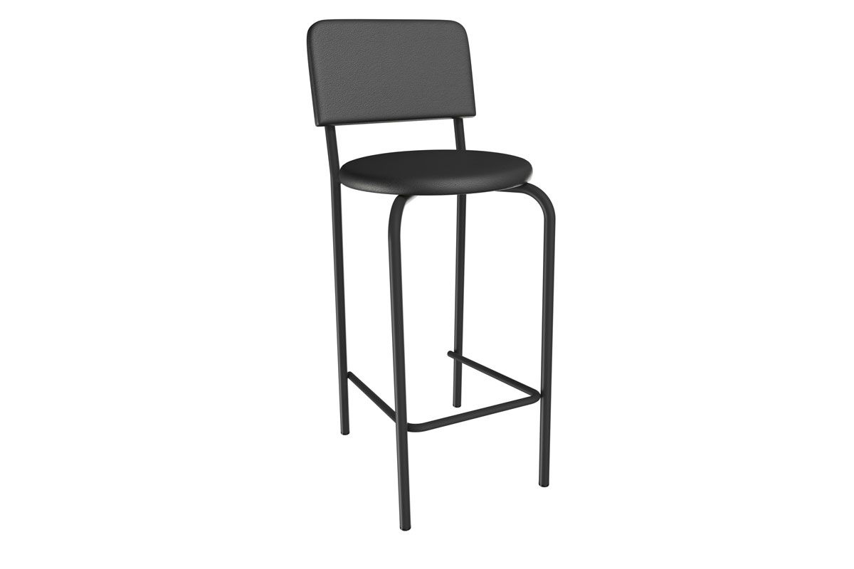Banqueta Sala de Jantar Capri 1B715PRF Aço 1 Un KappesbergPreto/Corano Preto Banqueta Sala de Jantar Capri 1B715PRF Aço 1 Un KappesbergPreto/Corano Preto