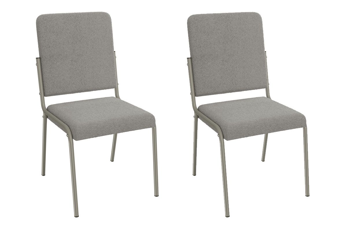 Cadeira Jantar Genebra 2C129NK Aço Kit 2 Un Kappesberg Cadeira Jantar Genebra 2C129NK Aço Kit 2 Un Kappesberg