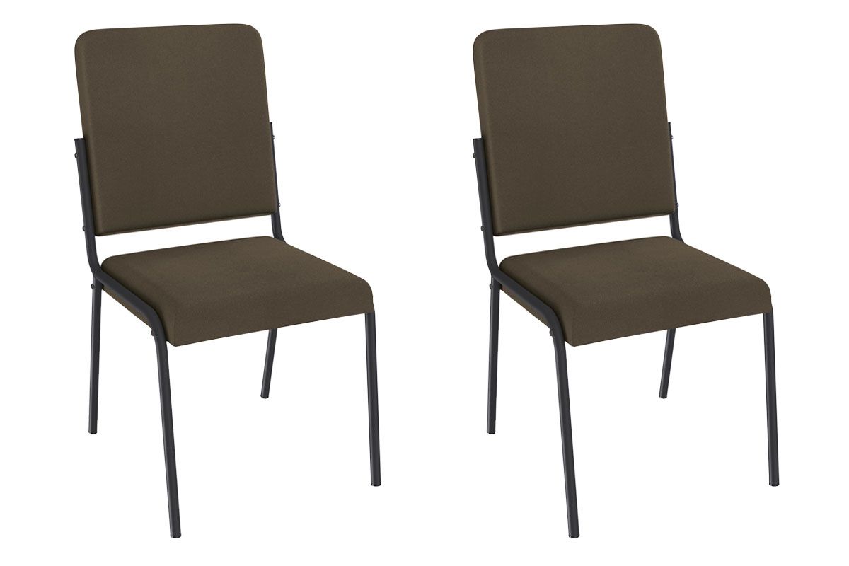 Cadeira Jantar Genebra 2C129PRF Aço Kit 2 Un KappesbergPreto/Suede Cappuccino Cadeira Jantar Genebra 2C129PRF Aço Kit 2 Un KappesbergPreto/Suede Cappuccino