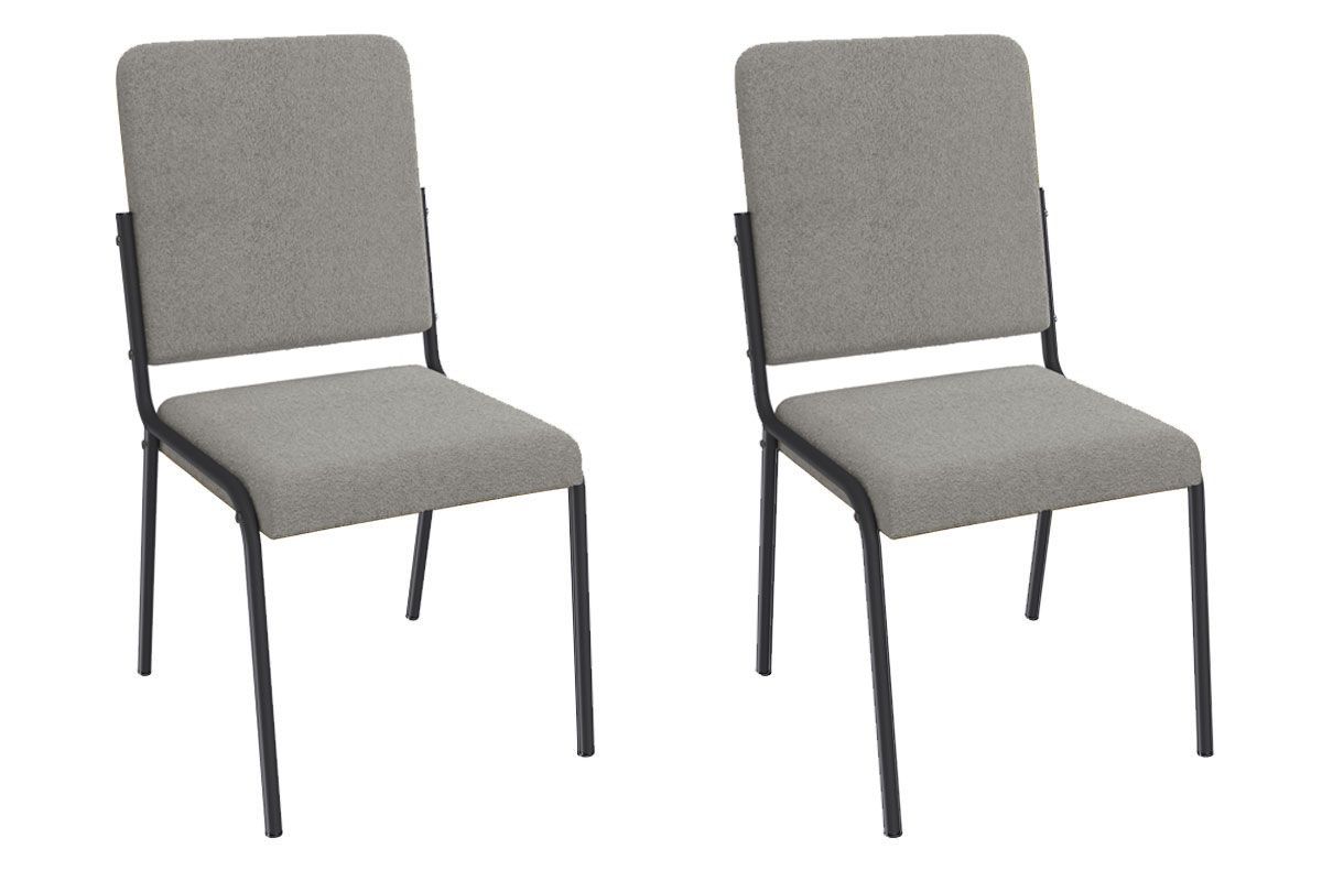 Cadeira Jantar Genebra 2C129PRF Aço Kit 2 Un Kappesberg Cadeira Jantar Genebra 2C129PRF Aço Kit 2 Un Kappesberg