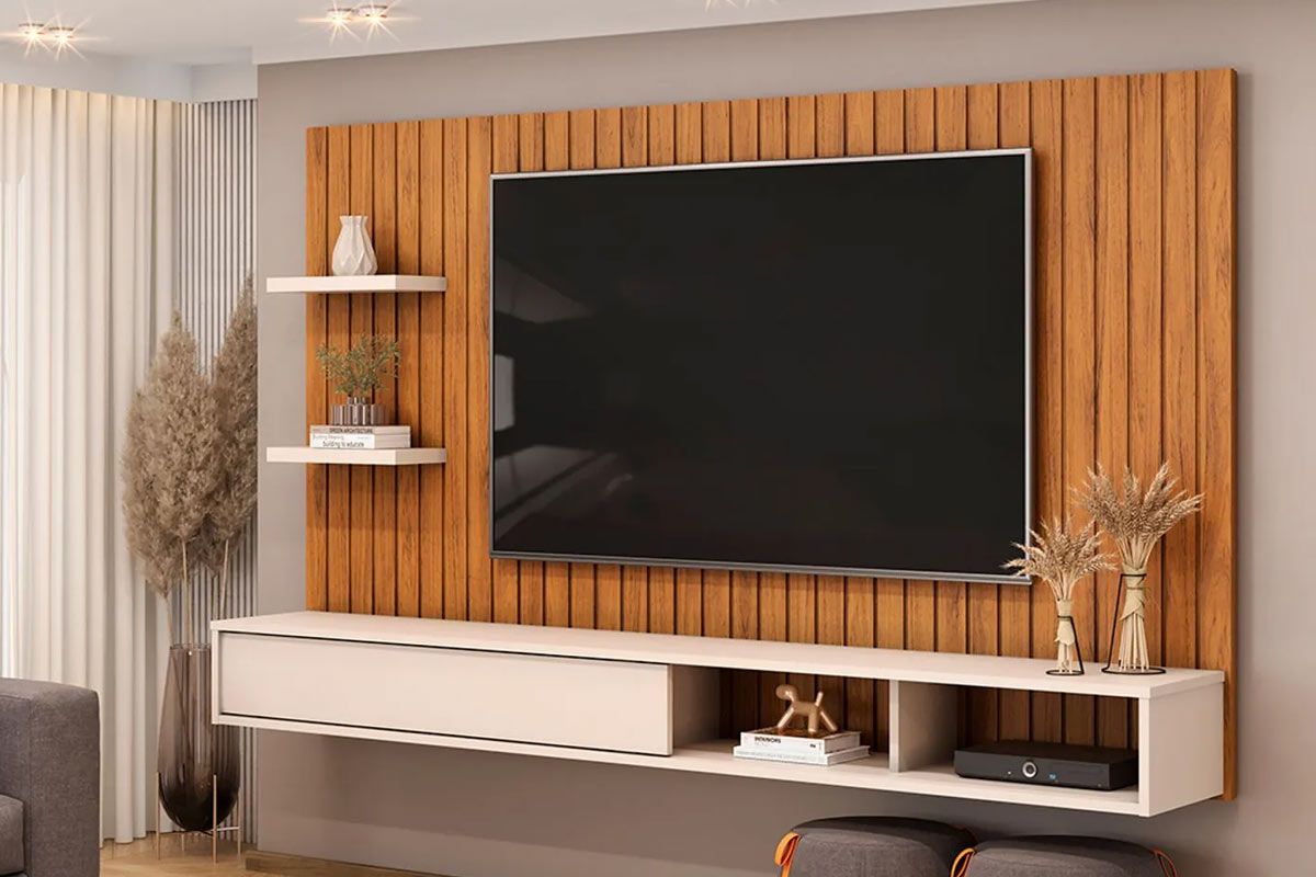 Painel Home p/ TV até 60 Pol Friz DJ Móveis