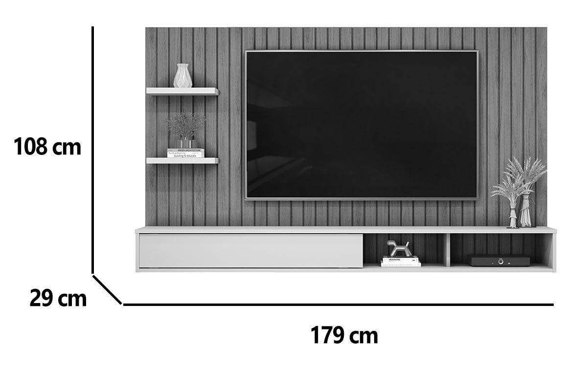Painel Home p/ TV até 60 Pol Friz DJ Móveis