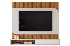 Painel Home p/ TV até 65 Pol Tom 150x139cm DJ Móveis
