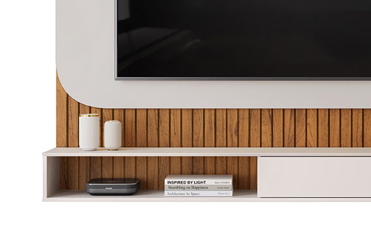 Painel Home p/ TV até 65 Pol Tom 150x139cm DJ Móveis