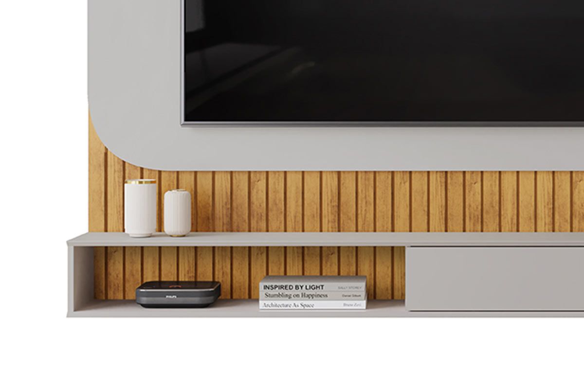 Painel Home p/ TV até 65 Pol Tom 150x139cm DJ Móveis