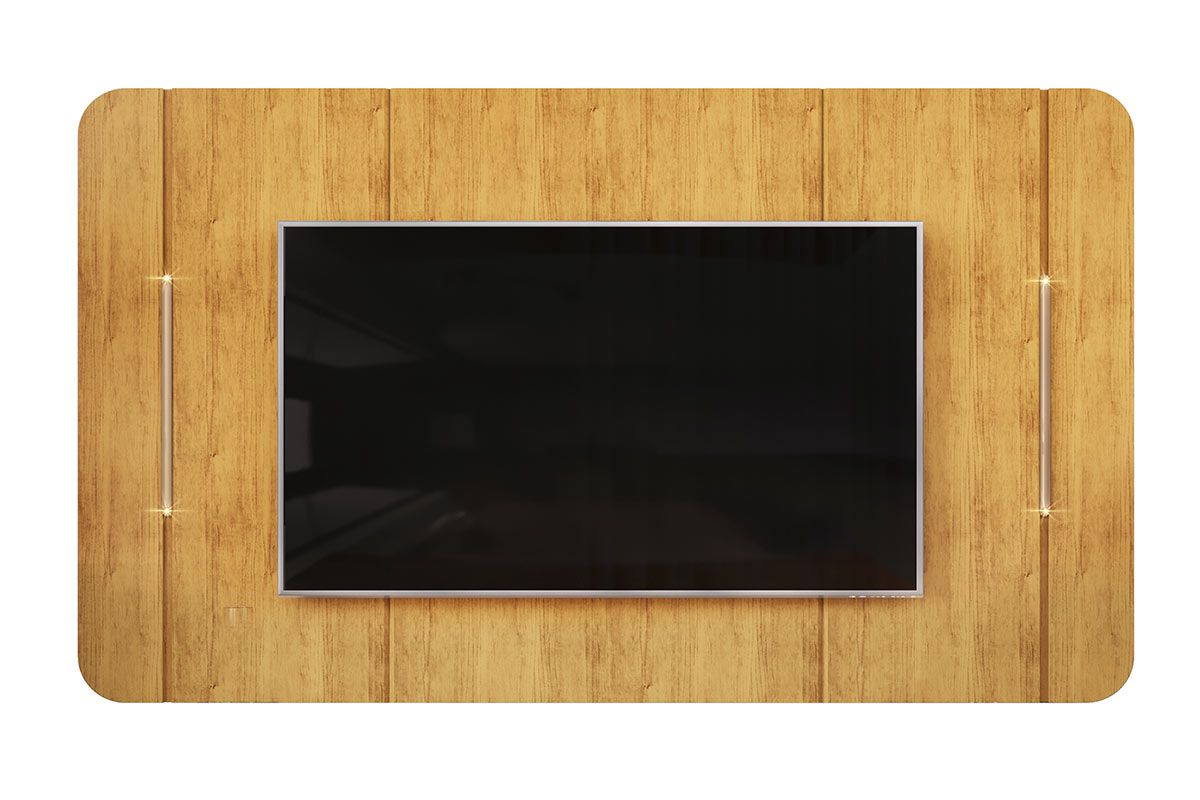 Painel Home p/ TV até 75 Pol Areta 218x132cm - DJ Móveis Painel Home p/ TV até 75 Pol Areta 218x132cm - DJ Móveis