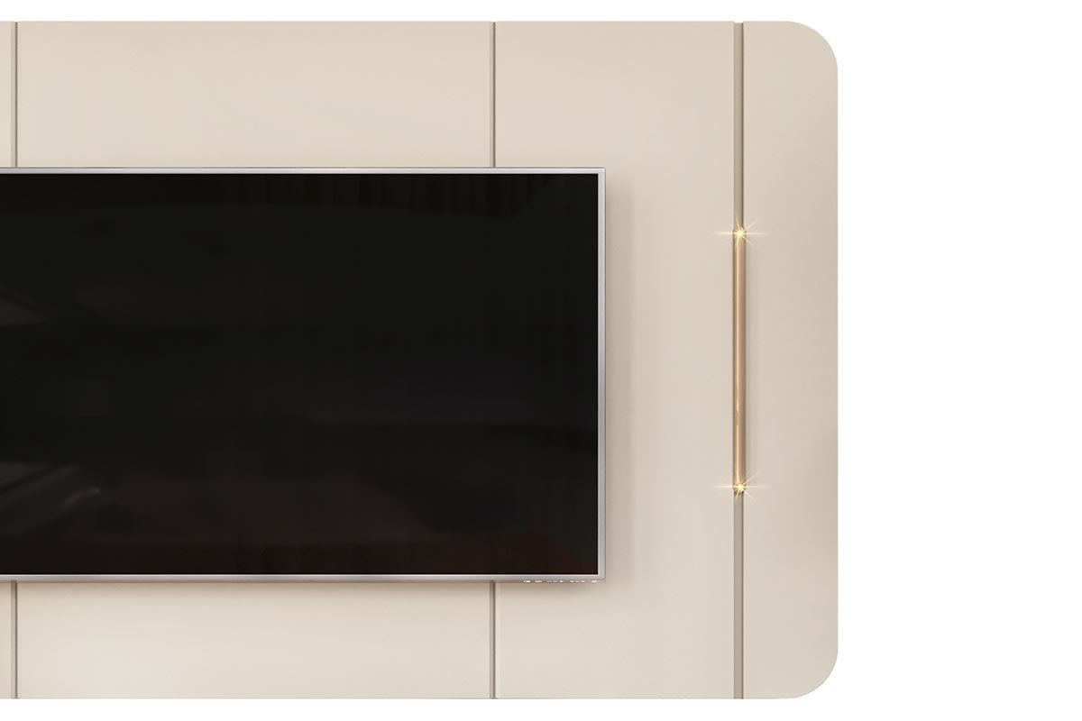 Painel Home p/ TV até 75 Pol Areta 218x132cm - DJ Móveis Painel Home p/ TV até 75 Pol Areta 218x132cm - DJ Móveis