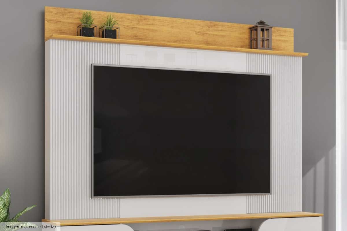 Home p/ TV até 70 Pol Henry c/ 2 Porta 182x184cm - DJ Móveis