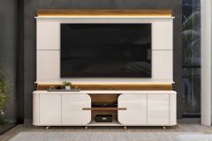 Home p/ TV até 75 Pol Lord c/ 4 Porta 240x200cm - DJ Móveis