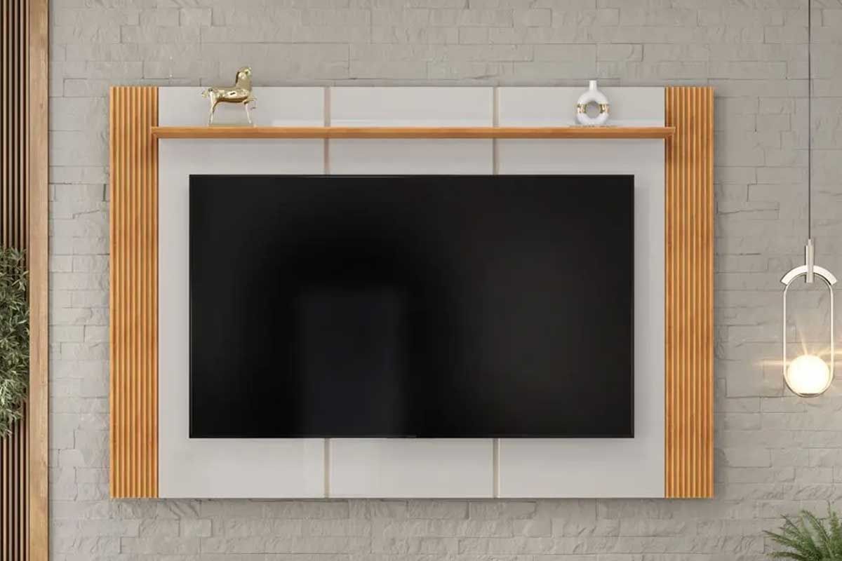 Painel Home p/ TV até 75 Pol Helo DJ Móveis Painel Home p/ TV até 75 Pol Helo DJ Móveis