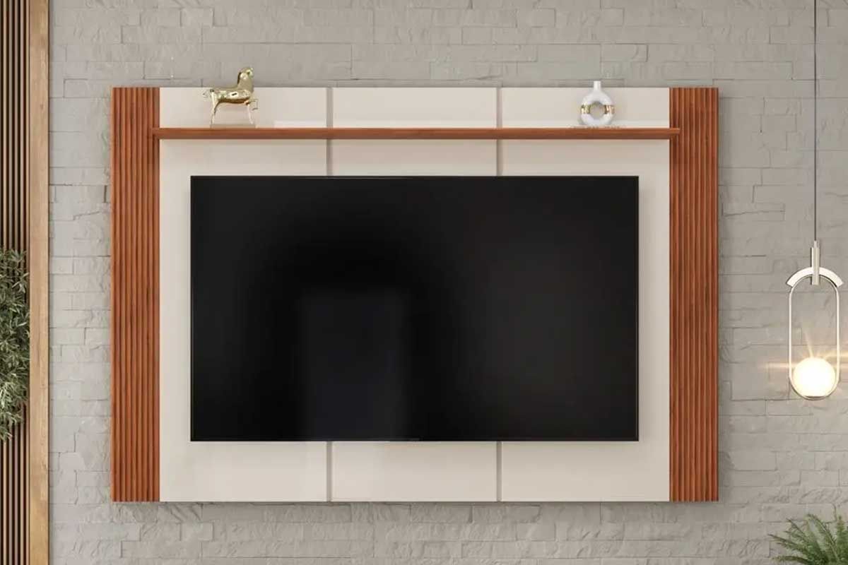 Painel Home p/ TV até 75 Pol Helo DJ Móveis Painel Home p/ TV até 75 Pol Helo DJ Móveis