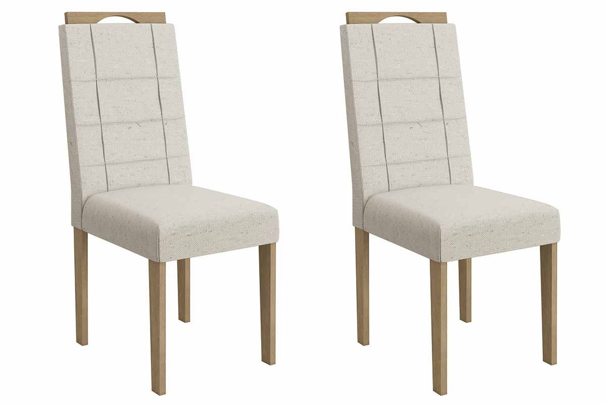 Cadeira Jantar Flora 2CAD161 Madeirado Kit 2 Un Kappesberg Cadeira Jantar Flora 2CAD161 Madeirado Kit 2 Un Kappesberg
