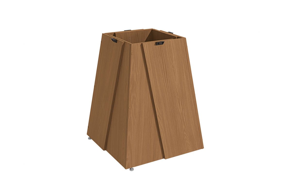 Base Mesa de Jantar Dalia BA57 Madeirado s/Tampo KappesbergCanela Base Mesa de Jantar Dalia BA57 Madeirado s/Tampo KappesbergCanela